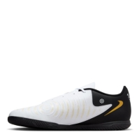 Ghete de fotbal Nike Phantom GX 2 Club sala alb negru auriu