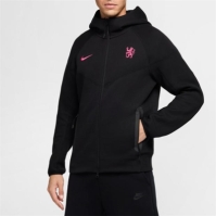 Nike MNSW TECHFLCFZWNDRNR JKT3R negru roz