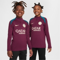 Nike Paris Saint Germain Away Drill Top 2024 2025 Juniors rosu