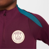 Nike Paris Saint Germain Away Drill Top 2024 2025 Juniors rosu