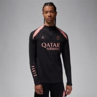 Nike Paris Saint Germain Strike Third Drill Top 2024 2025 pentru adulti negru