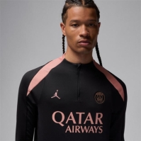 Nike Paris Saint Germain Strike Third Drill Top 2024 2025 pentru adulti negru