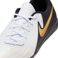 Ghete de fotbal Nike Phantom GX 2 Club Juniors sala . alb negru auriu