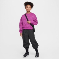 Nike Sportswear Club Fleece Big () Boxy Crew pentru fete pentru Copii hot fucsia