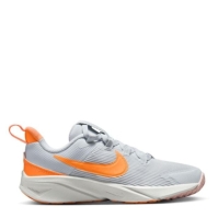 Nike Star Runner 4 Little Shoes pentru Copii gri portocaliu