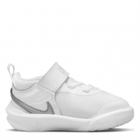 Nike Team Hustle D 10 / Shoes pentru Bebelusi pentru Bebelusi alb argintiu