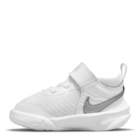 Nike Team Hustle D 10 / Shoes pentru Bebelusi pentru Bebelusi alb argintiu