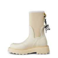 OFF alb Rainboot rosu