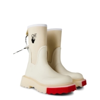 OFF alb Rainboot rosu