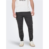 Only and Sons Carter Cargo pentru barbati gri pinstripe