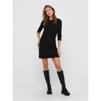 Rochie Only Brilliant trei quarterSleeve Jersey negru