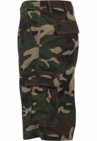 Pantalon cargo cu tur lasat wood camuflaj Urban Classics