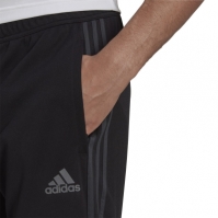 Pantaloni adidas fotbal Sereno Slim pentru Barbati negru gri carbune