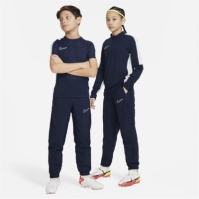 Pantaloni antrenament sport Nike Academy Juniors albastru alb