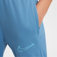 Pantaloni antrenament sport Nike Academy Juniors albastru gri