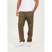 Pantaloni Brave Soul Poplin Cargo kaki