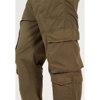 Pantaloni Brave Soul Poplin Cargo kaki