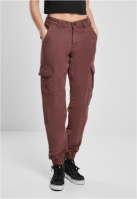 Pantaloni Cargo cu talie inalta pentru Femei rosu Urban Classics