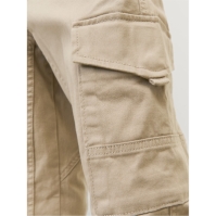 Pantaloni Cargo Jack and Jones Paul Flake Slim Stretch cu mansete pentru copii bej