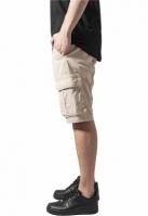 Pantaloni cargo scurti bej Urban Classics