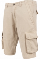 Pantaloni cargo scurti bej Urban Classics