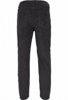 Pantaloni Corduroy 5 cu buzunar negru Urban Classics