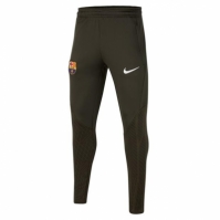 Pantaloni de trening Nike Barcelona Strike 2023 2024 Juniors bej alb