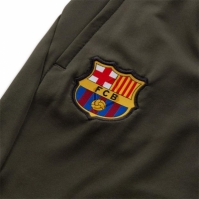 Pantaloni de trening Nike Barcelona Strike 2023 2024 Juniors bej alb