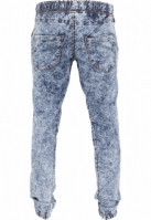 Pantaloni denim barbati acid albastru Urban Classics