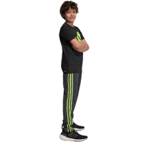 Pantaloni for adidas Train Essentials Aeroready negru and verde HZ0087 pentru Copii