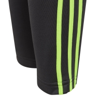 Pantaloni for adidas Train Essentials Aeroready negru and verde HZ0087 pentru Copii