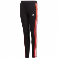 Pantaloni For Adidas Yg Lin 3s Tight negru And rosu GD6214 pentru Copii