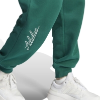 Pantaloni jogging adidas Scribble broderie verde alb