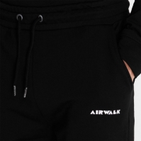 Pantaloni jogging Airwalk Side Logo negru