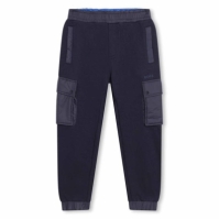 Pantaloni jogging Boss Boss Logo copii bleumarin