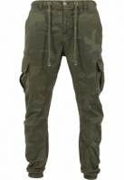 Pantaloni jogging Camo Cargo oliv camuflaj Urban Classics