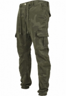 Pantaloni jogging Camo Cargo oliv camuflaj Urban Classics