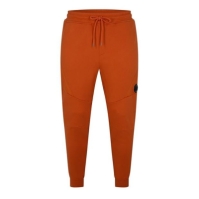 Pantaloni jogging CP Company Fleece conici hrvst portocaliu