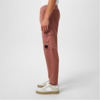 Pantaloni jogging CP COMPANY Reversed Emerized rosu wood