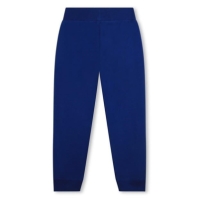 Pantaloni jogging HUGO Logo pentru copii albastru