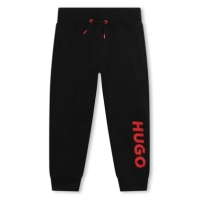 Pantaloni jogging HUGO Logo pentru copii negru 09b