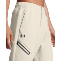 Pantaloni jogging Pantaloni sport fleece Under ARMOUR Ua Unstoppable Eu pentru Barbati sum alb negru