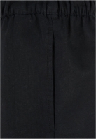 Pantaloni Linen Mixed Wide pentru Femei negru Urban Classics