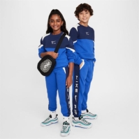 Pantaloni Nike Air Big pentru Copii bleumarin alb