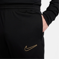 Pantaloni Nike Dri-FIT Academy Zippered Soccer pentru Barbati negru auriu