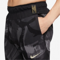 Pantaloni Nike Dri-FIT Camo conici Fitness pentru Barbati negru gri