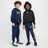 Pantaloni Nike KM Club Trk copii bleumarin