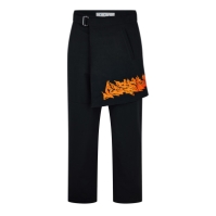 Pantaloni OFF alb Off Crr pentru barbati negru portocaliu