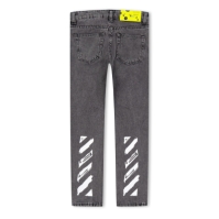 Pantaloni OFF alb Off Denim copii d gri