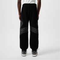 Pantaloni OFF alb Off Teddy pentru barbati negru inchis